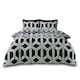 image 1 of Hendrix Geometric Duvet Cover Set Reversible Polycotton Beddings Multi | Single