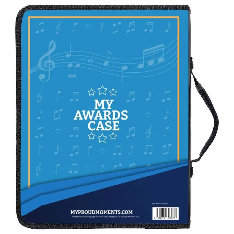 image 1 of My Proud Moments Medal, Badge & Certificate Case - Music