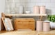 image 5 of Tower Scandi Pink Clay Storage Set Bread Bin 3 Canisters & Biscuit Barrel