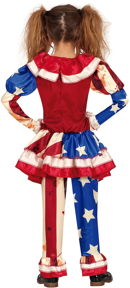 image 1 of Fancy Dress Child Patriot Clown Costume - 5-6 Years