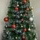 image 8 of HOMCOM 6ft White Light Artificial Christmas Tree w/ 230 LED Star Topper Tri-Base