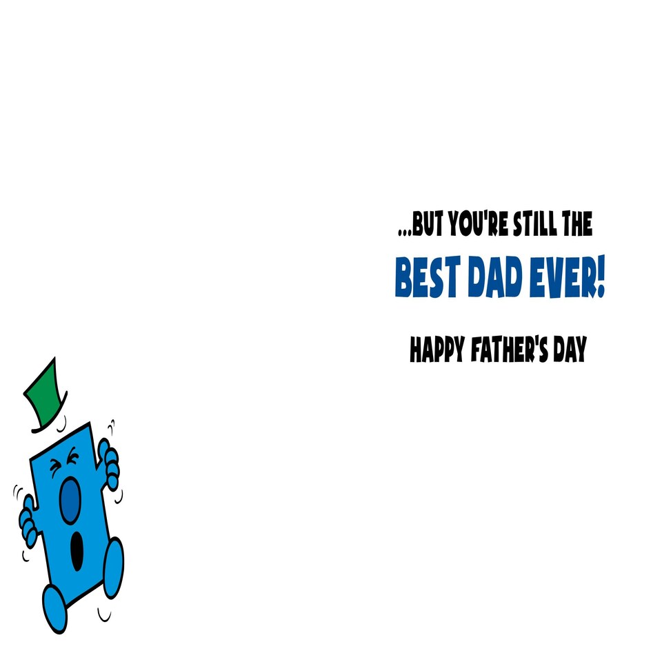 image 1 of Mr Men & Little Miss 'Mr Grumpy' Father's Day Card