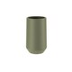 image 1 of Cosmic Countertop Brush Holder with Durable Resin for Bathroom, Olive Green