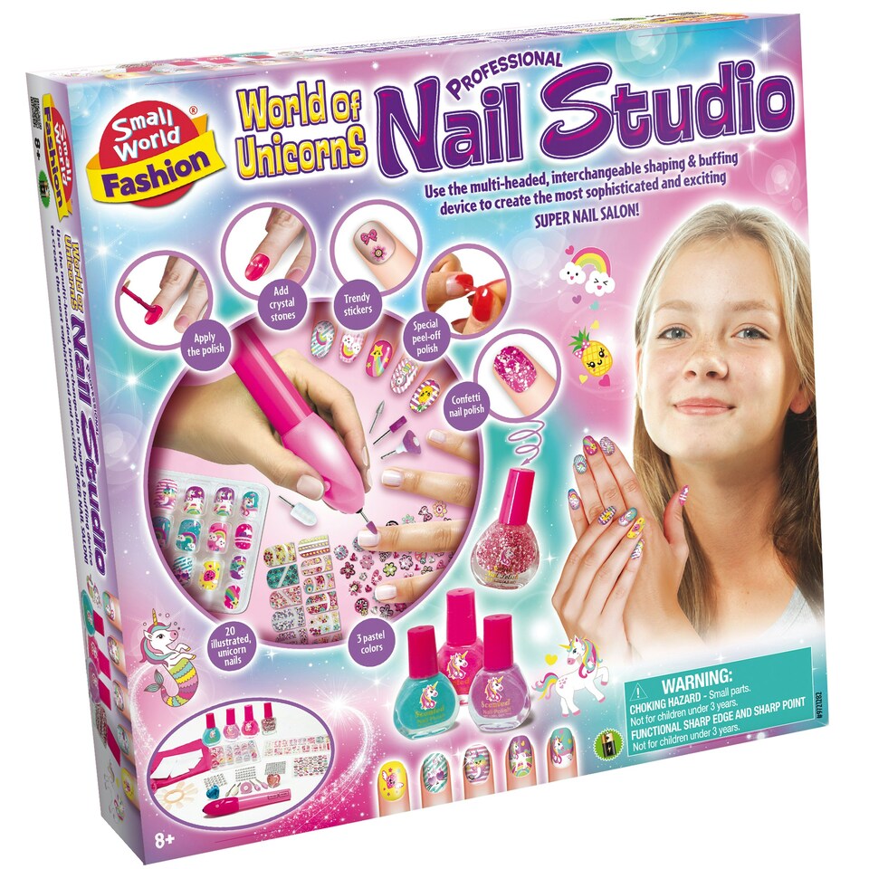 image 1 of Small World Toys World Of Unicorns Professional Nail Studio