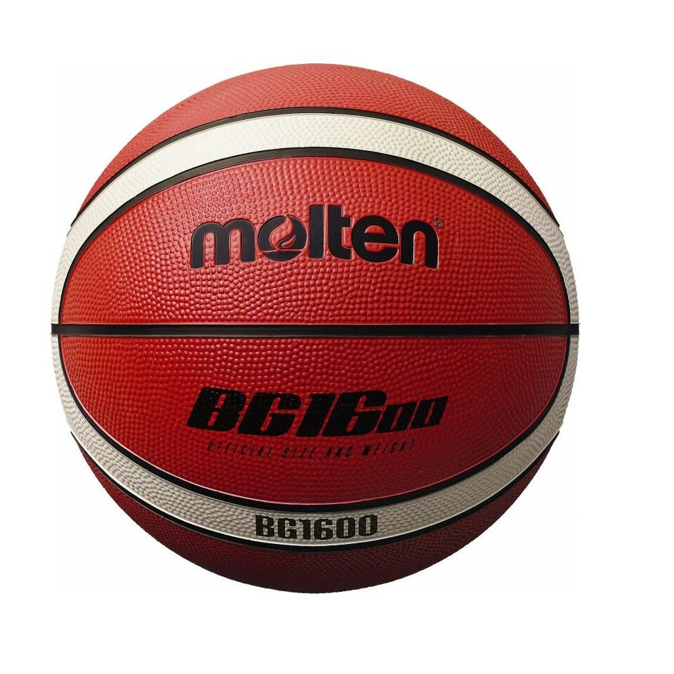 image 1 of Molten 1600 Basketball - White/Tan - 6