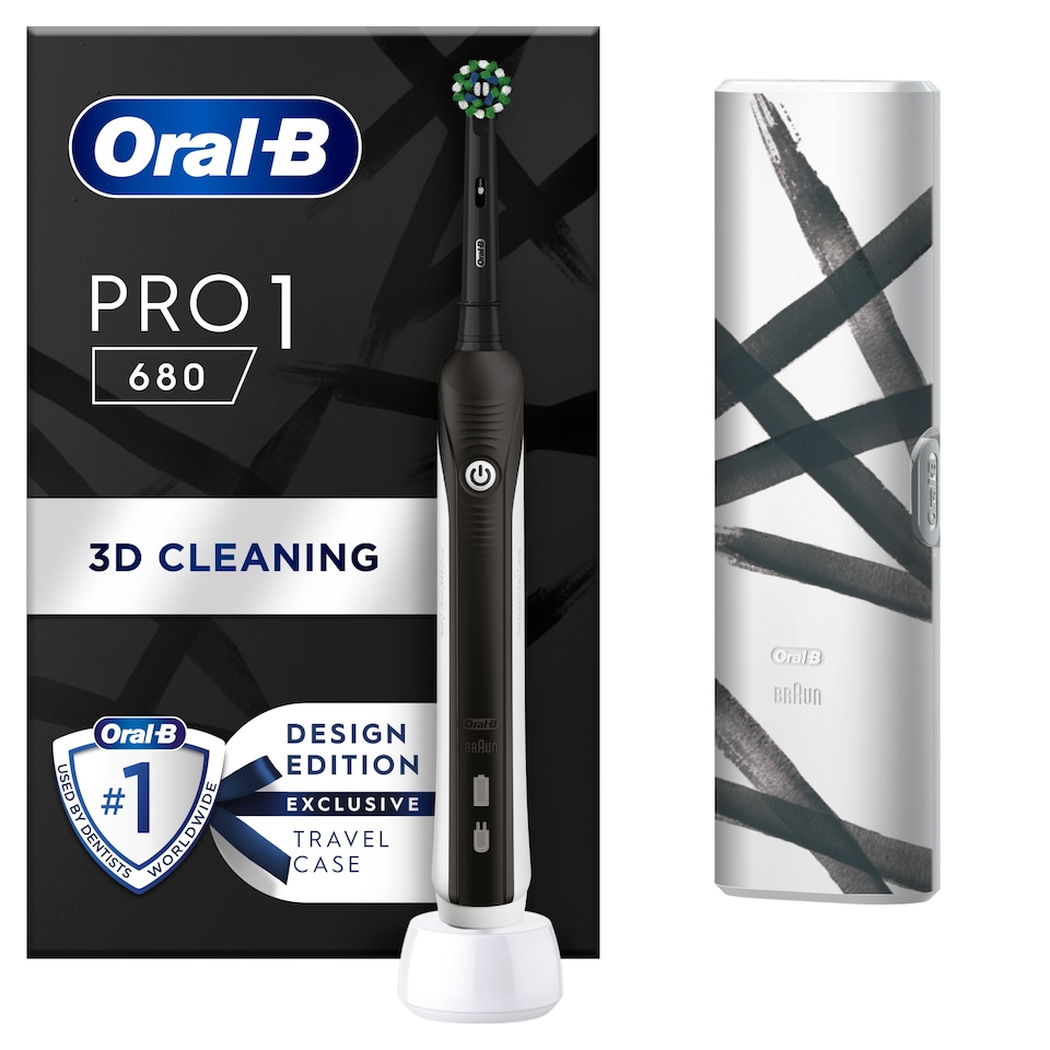 image 1 of Oral-B Pro Series 1 680 Black Electric Toothbrush