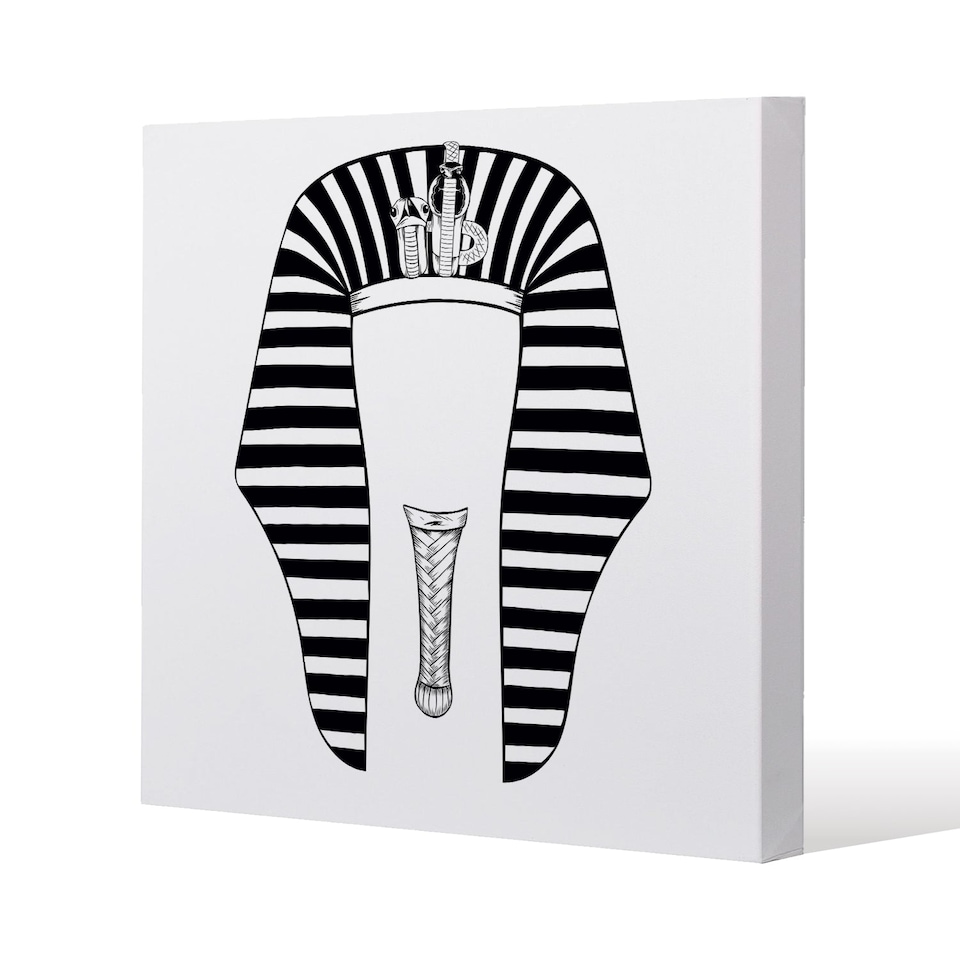 Tutankhamun (Canvas Print) / 77 x 77 x 4cm | Multi