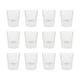 image 1 of Rink Drink Wide Shot Glasses - 25ml - Clear - Pack of 12 | Clear | Clear
