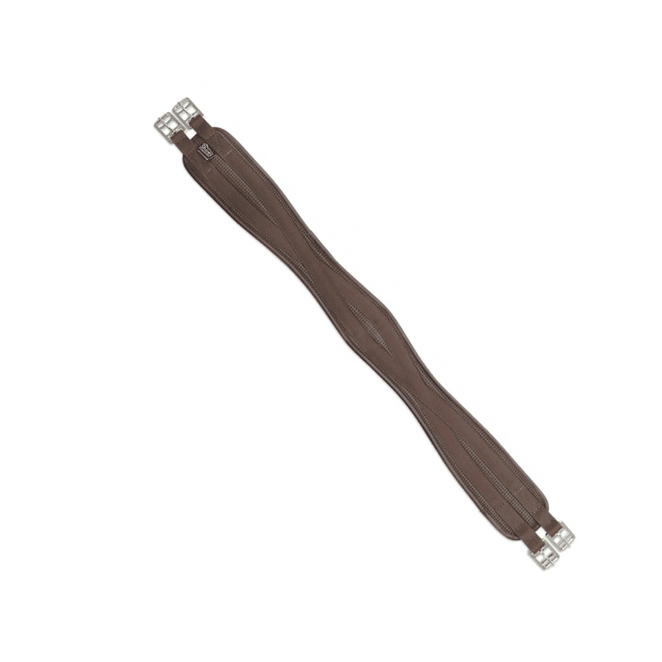 image 1 of Shires Anti-Chafe Elastic Horse Girth - Brown - 34in