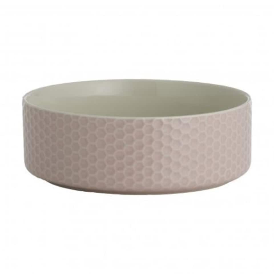Mason Cash Honeycomb Pink Pet Bowl 15x5cm