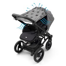 Dooky Universal Pram Cover – UPF 50+ Sun Shade for Prams, Pushchairs, Buggies & Car Seats