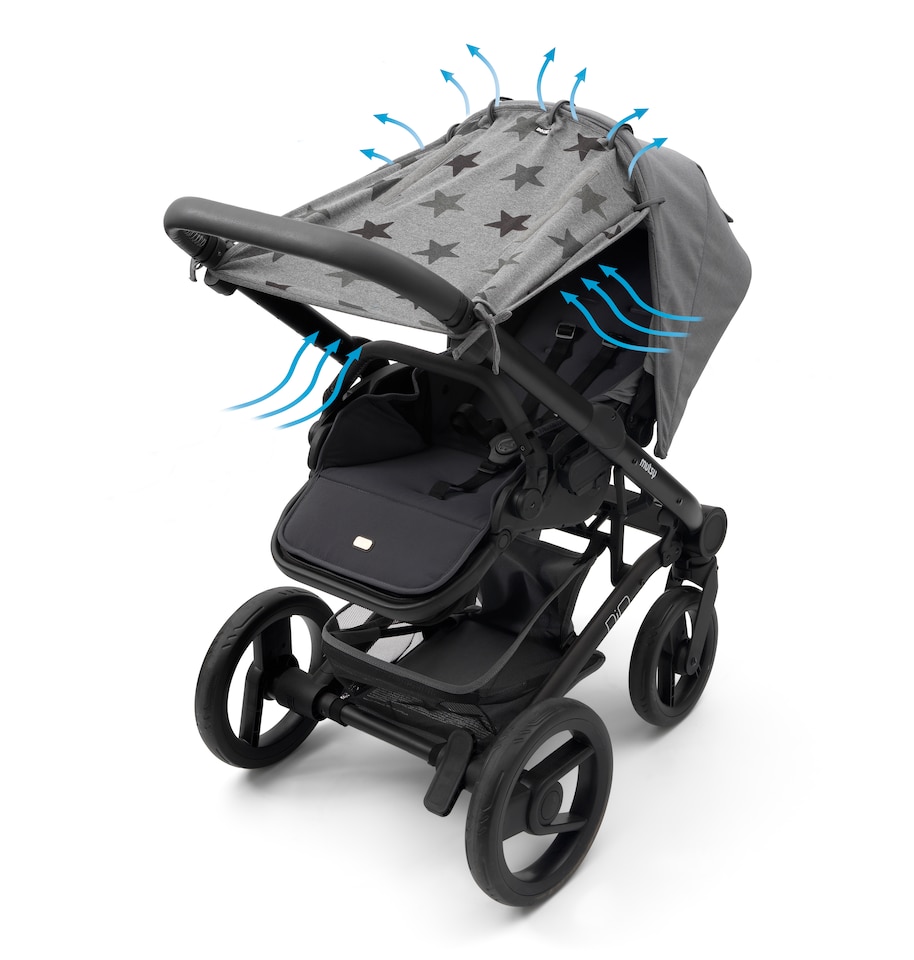 image 1 of Dooky Universal Pram Cover – UPF 50+ Sun Shade for Prams, Pushchairs, Buggies & Car Seats