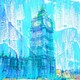 image 3 of Crazy Blue Ben (Canvas Print) 24" x 16"