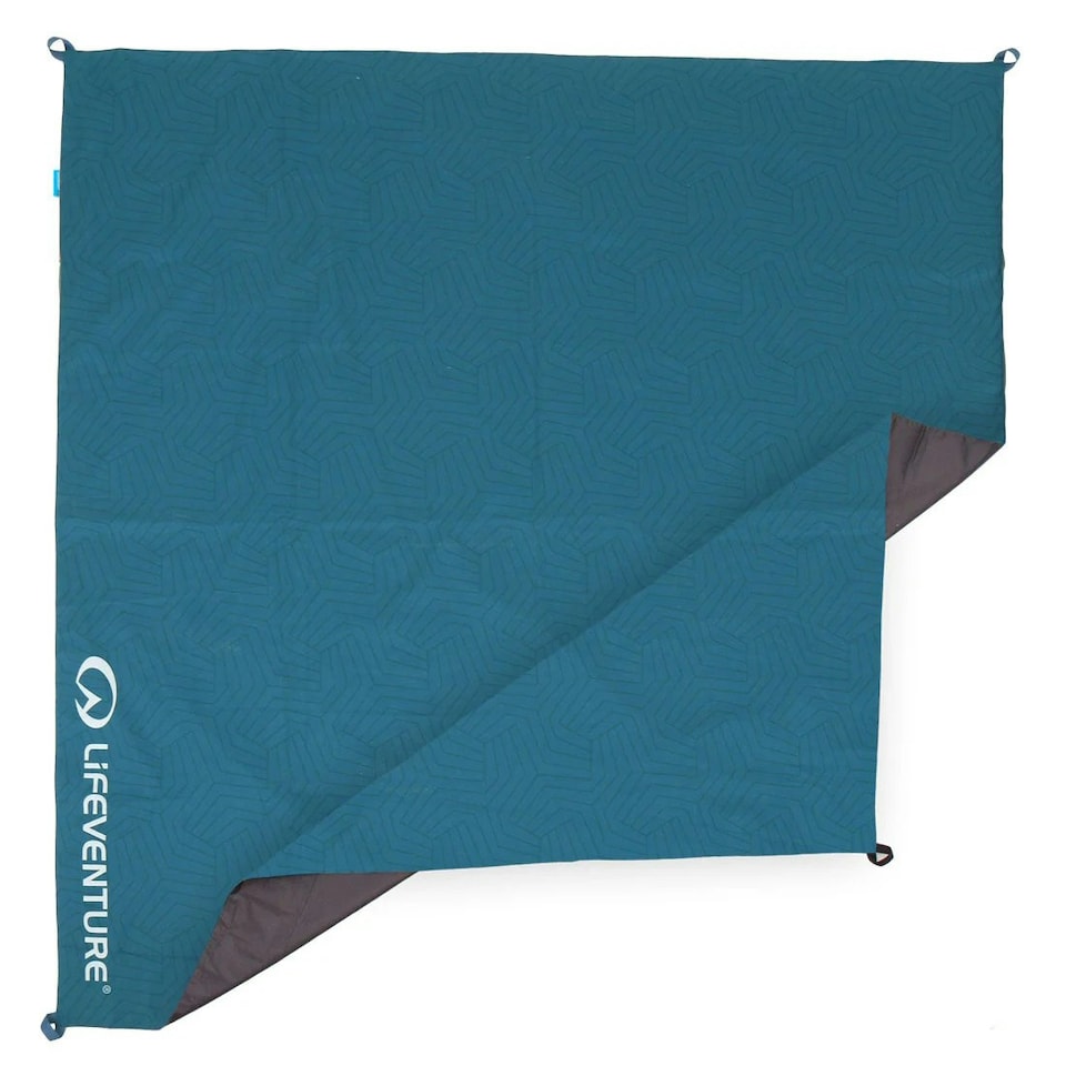 image 1 of Lifeventure Waterproof Picnic Blanket 150 x 150cm - Plain Blue | 150 x 150cm