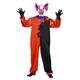 image 2 of Scary Bo Bo the Clown Cirque Sinister Fancy Dress Costume Adult Mens Large