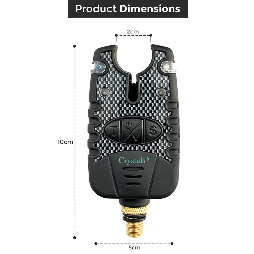 image 1 of Carp And Pike Fishing Bite Alarm - Waterproof Night Light & Drop Back Function