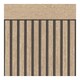 image 1 of AS Creation Wood Slats Dado Panel Wallpaper - Natural/Black - 5m x 106cm Cream