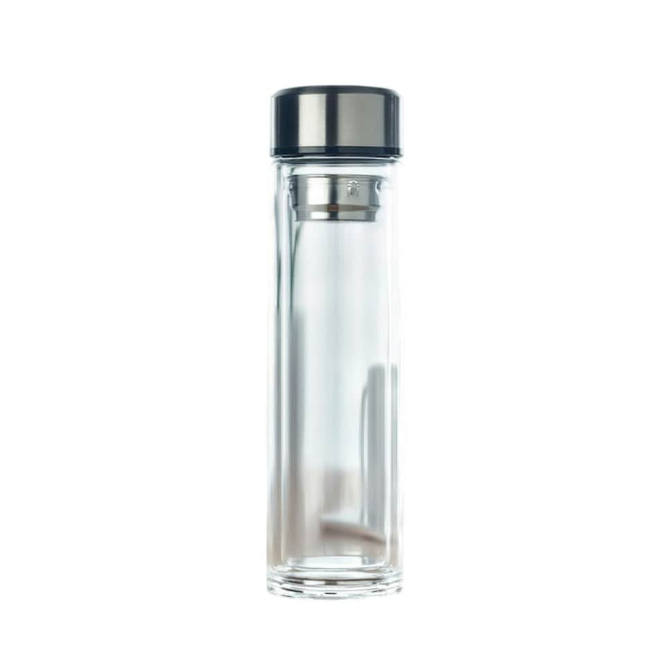 image 1 of MidOcean Pole Glass Thermometer  Water Bottle - Transparent - One Size Clear | One Size