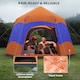 image 7 of Outsunny 4 Person Camping Tent Festival Hiking Shelter, Blue