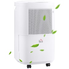 HOMCOM 10L/Day 2.2L WiFi Smart Dehumidifier, Portable Quiet Air Dehumidifier