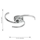 image 8 of Curve - Chrome LED Flush Ceiling Light | Chrome | 1
