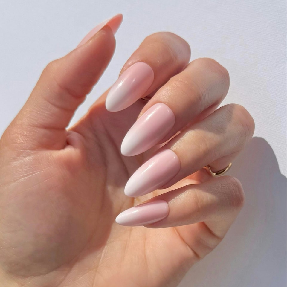 image 1 of House Of Amor - False Nails - French Ombré - Press On Nails - Clear