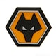 image 1 of Wolverhampton Wanderers FC 3D Crest Fridge Magnet - Black/Yellow - One Size
