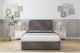 image 1 of Sloomy Belvoir Slate Naples Bed Frame With Mattress With 45" Upholstered Headboard 3' Single