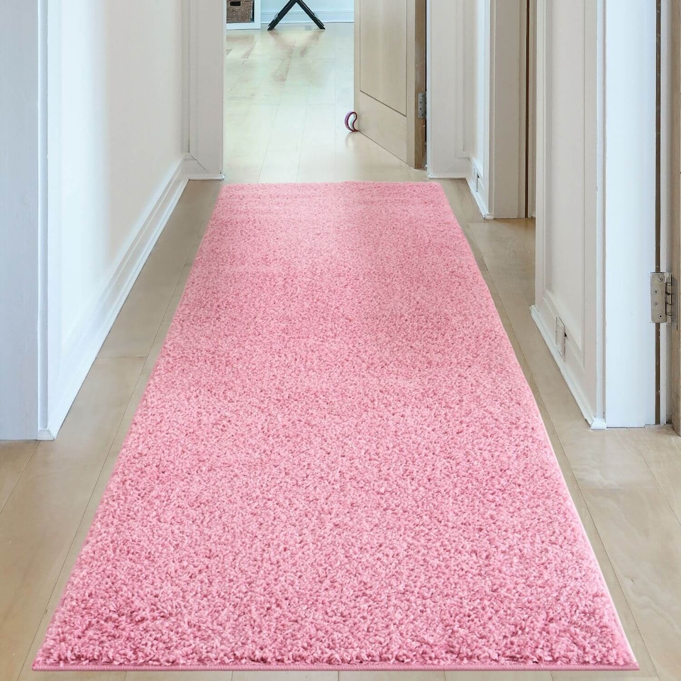 image 1 of The Rugs Myshaggy Collection Plain Soft High Pile Shaggy Floor Rugs and Runners Living Room Bedroom