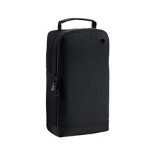 Bagbase Athleisure Sports Shoe Bag - Black/Black - One Size