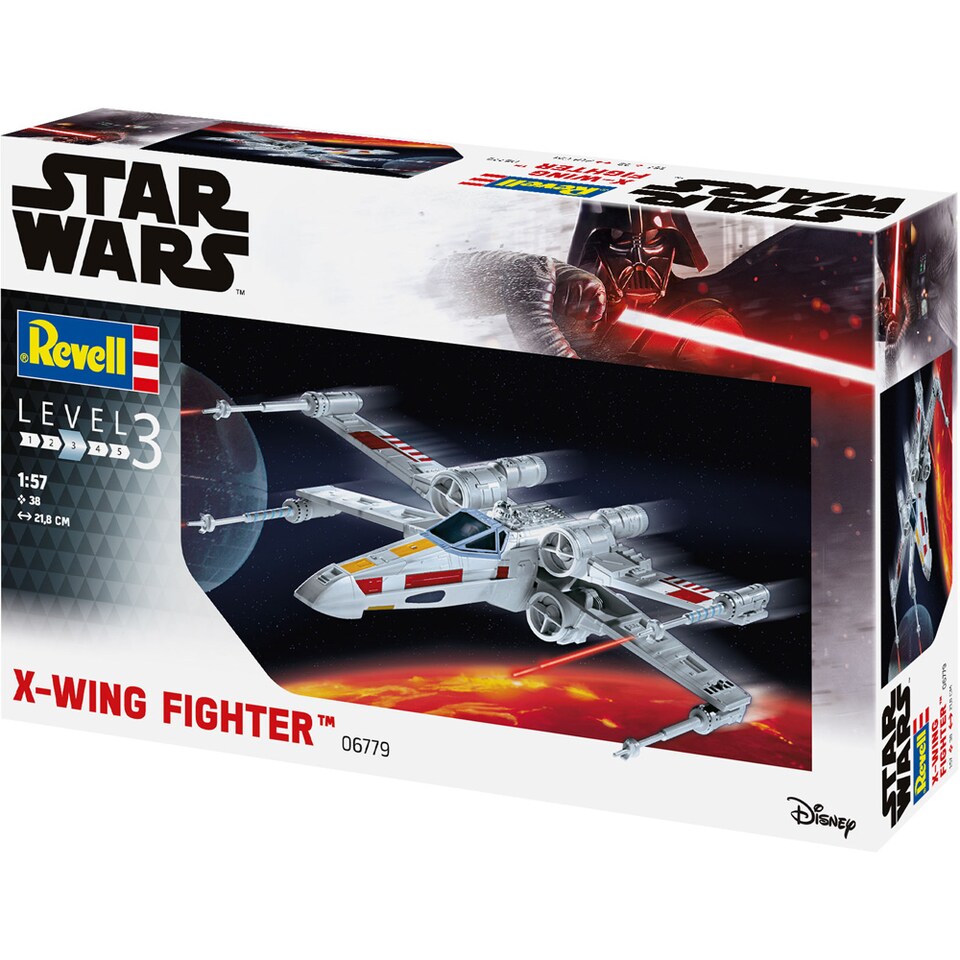 image 1 of Revell Star Wars X-Wing Fighter Model Kit Scale 1 57