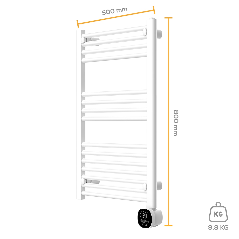 image 1 of TCP Smart WiFi Fixed Pre-Filled Towel Radiator 500w White
