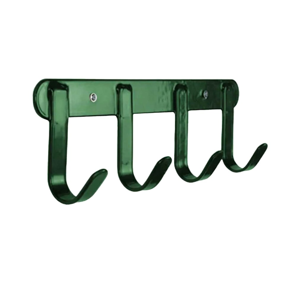 Stubbs S944 Four Hooker Rack - Green - Regular