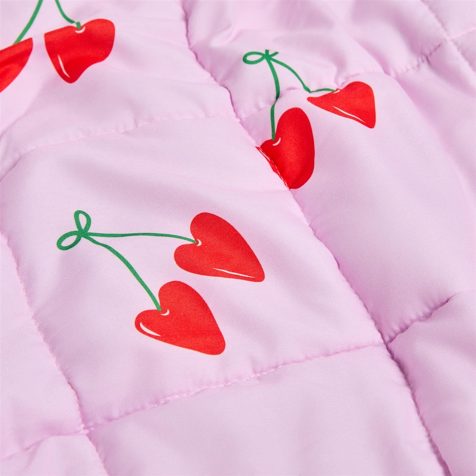 image 1 of OHS Kids Printed 3kg Teddy Fleece Weighted Blanket