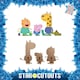 image 2 of Gerald, George and Candy (Peppa Pig) Cardboard Cutouts Decoration Pack
