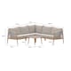 image 9 of Charles Bentley Almada 4-5 Seater Corner Lounge Set