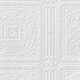 image 1 of Anaglypta Turner Tile Vinyl Textured Wallpaper - White - 10m x 53cm White
