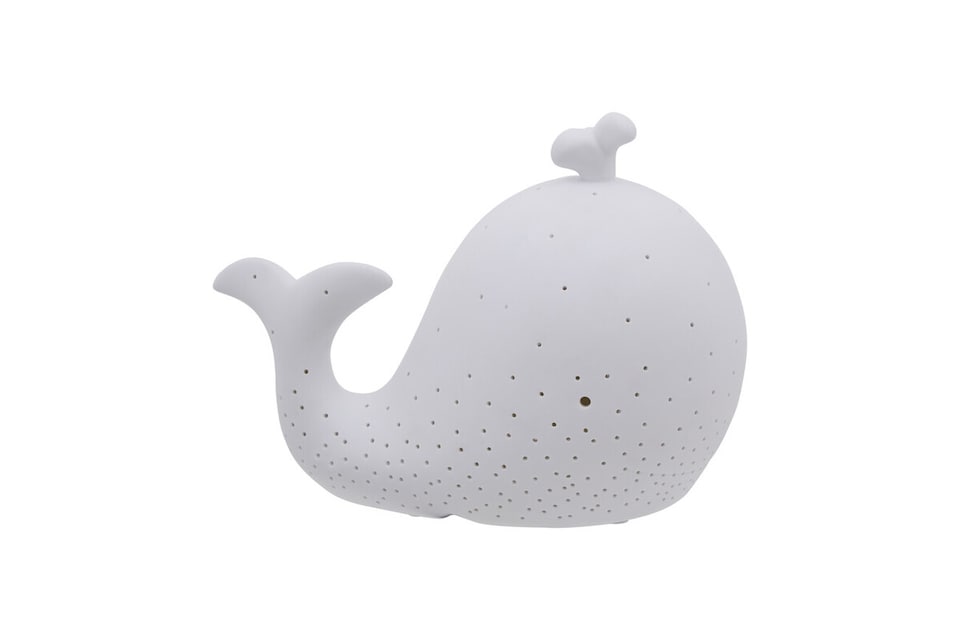 image 1 of Ola Kids Whale Ceramic Night Light