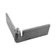 image 2 of 2pk Right Self Aligning Ball Steel Butt Hinge Weld-On Heavy Duty 50x250mm Silver