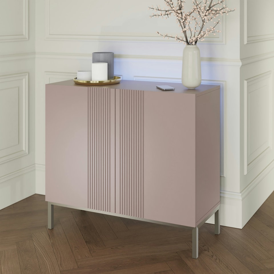 image 1 of Frank Olsen Iona Tall Sideboard Pink | Mulberry