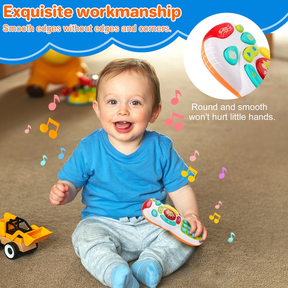image 1 of Remote Control Baby Toy – with Sounds, Buttons & Lights