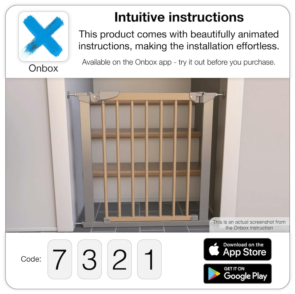 image 1 of BabyDan TORA Safety Gate