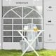 image 6 of Outsunny 3x3(m) or 3x6m Pop Up Gazebo Side Panels Replacement, 2 Pack, White