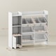 image 5 of AIYAPLAY Toy Storage Unit, with 8 Removable Bins, Storage Shelves, Cabinet, Toy Organiser, for Playroom, Kids Room, Nursery, White | White