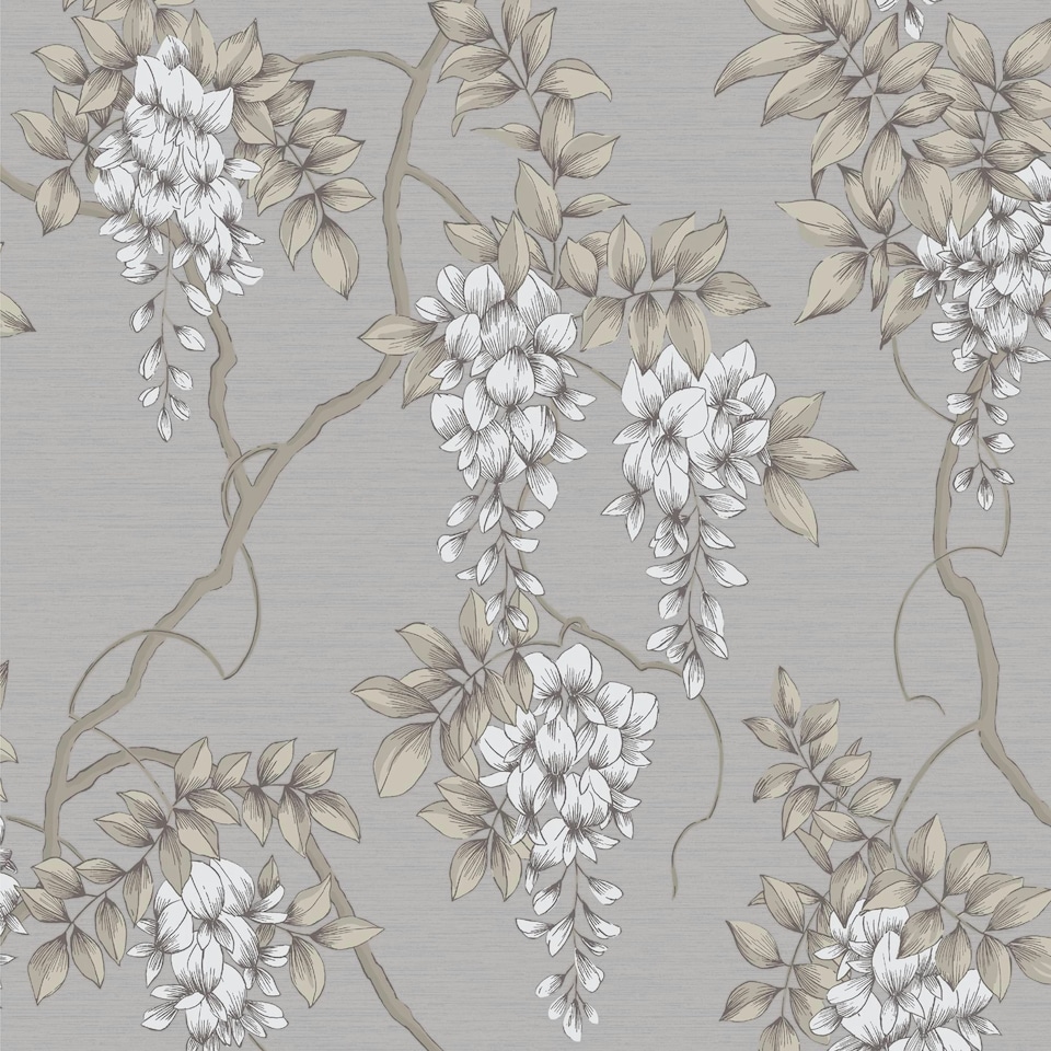 image 1 of Superfresco Easy Wisteria Light Mauve Wallpaper Purple | Purple