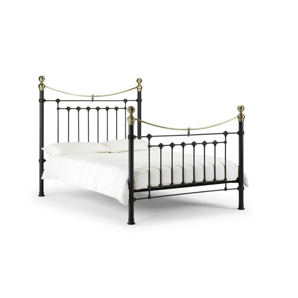 image 1 of Victorian Style Black & Gold High End Bed Frame - King Size 5ft (150cm)