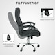 image 5 of Vinsetto Office Chair for Desk, with Height Adjustable, Wheels, Black Black