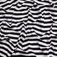 Minerva Core Range Black Cotton Jersey Stretch Knit Fabric for Dressmaking, 150cm / 59" Wide - per metre