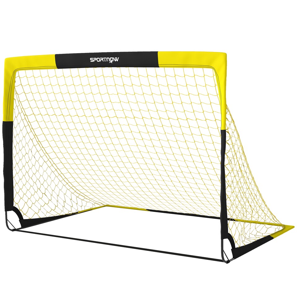 image 1 of SPORTNOW Pop Up Football Goal, Portable Folding Football Net