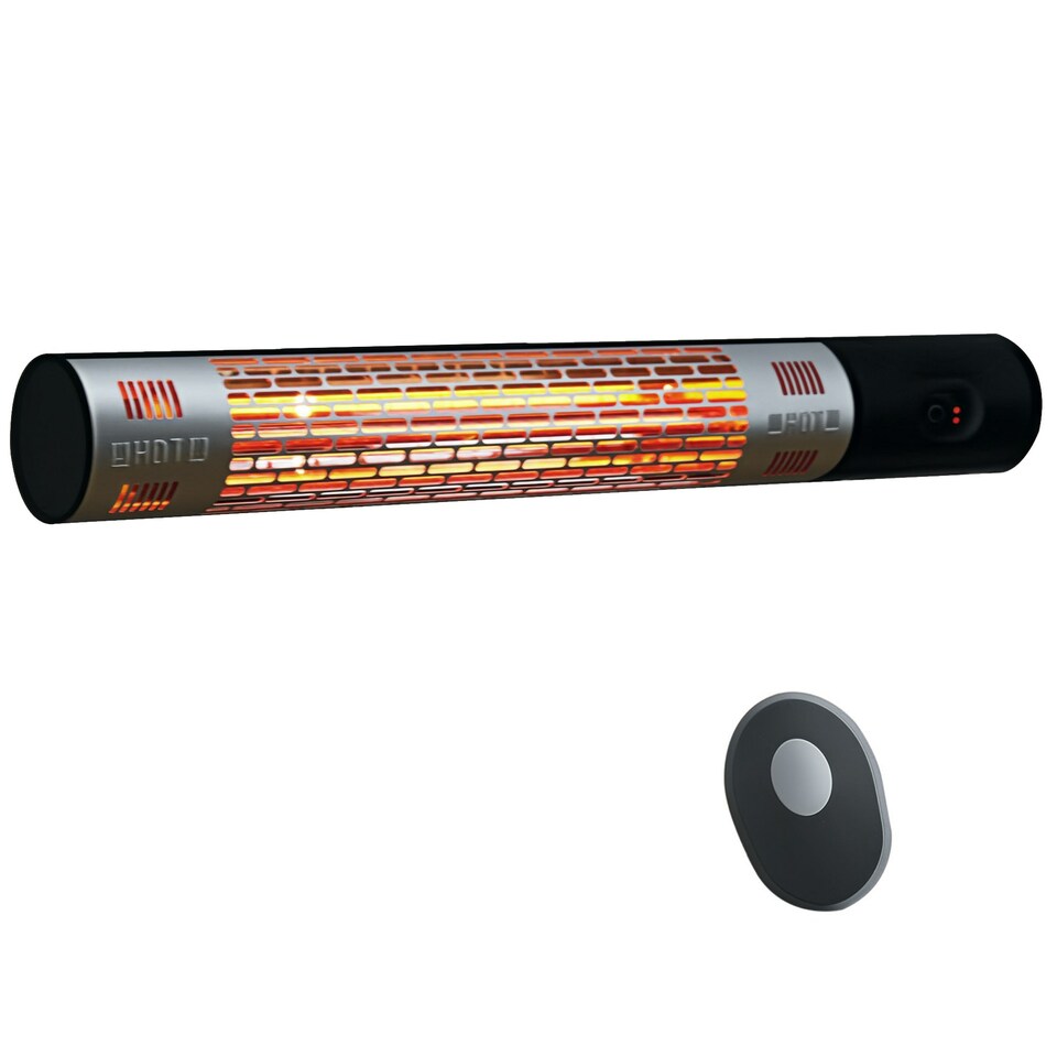 image 1 of Outsunny 1500W Electric Halogen Heater Garden Warmer Wall Mount Remote Control